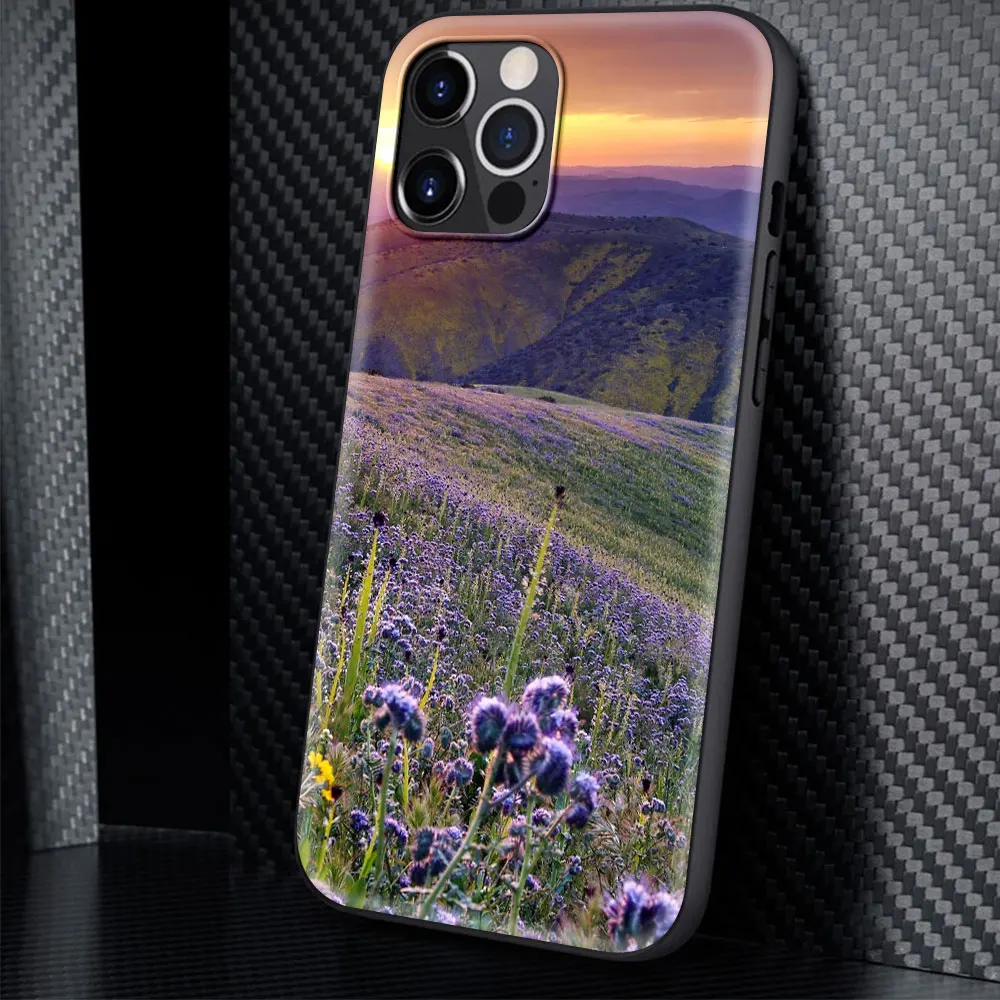 

Mountain Peak Forest Silicone Case Coque For iPhone 12 11 Pro Max X XS Max XR 7 8 6 6S Plus Soft Phone Shell Cover Funda Housing
