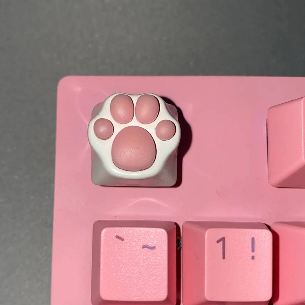 

Key Cap Games Backlit Cat Paw DIY Star Key Cap Mechanical Keyboards Keycaps for Mechanical Keyboards R4 Height Cherry MX Axis