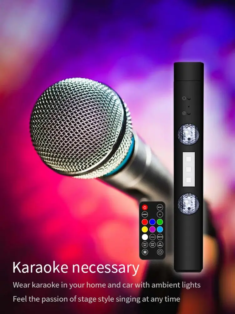 

Automobile Atmosphere Colorful Light LED Stage Decoration Music Rhythm Light With USB Interface Car Interior Decoration