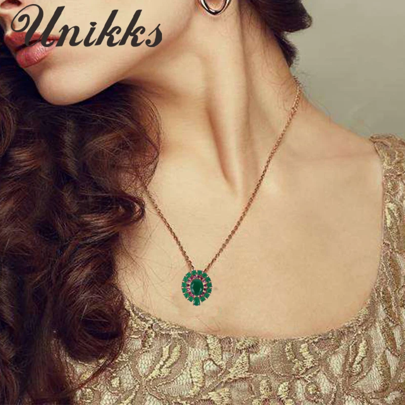 

Zircon necklace ladies street style small fresh necklace pendant