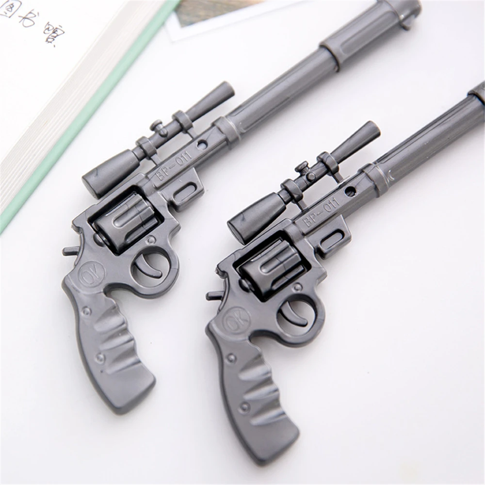 2 шт. Kawaii Шариковая ручка Roscoe Fiveshooter пистолет милые забавные ручки canetas роллербол ручка школьные принадлежности