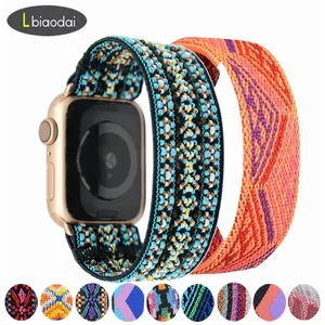 Ремешок спортивный для apple watch band 38 мм40 мм, эластичный браслет для iwatch band 42 мм44 мм, apple watch series 5 4 3