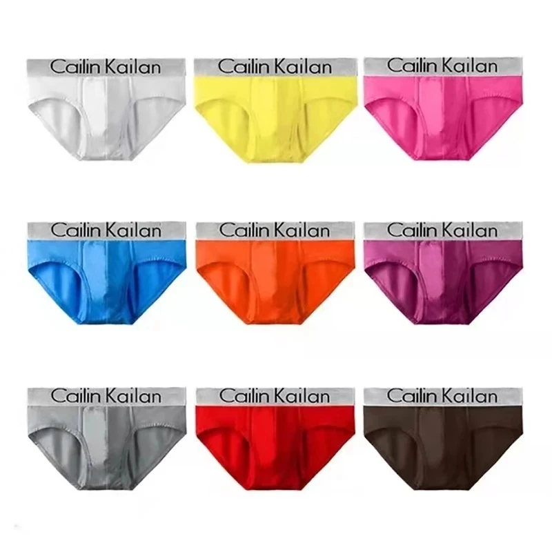 

Men's Underwear Briefs 10 Colors Wide Choice Men's Milk Silk Underpants Comfortable Underpants Men's Boxers Cotton Closure