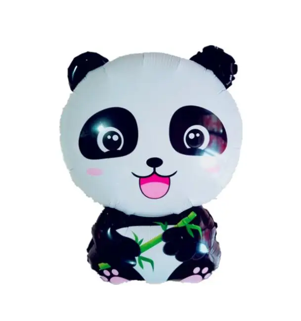 Cartoon Panda Foil Balloons Happy Birthday party supplies kids inflatable Classic Toys China Globos Children's Balloon | Дом и сад