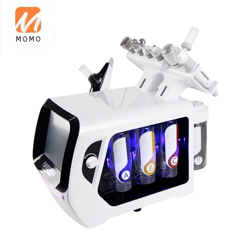 Beste Zuurstof Jet Huid Verjonging Facial Gezicht Massager Vibrerende Ultrasone Gezicht Huid Scrubber