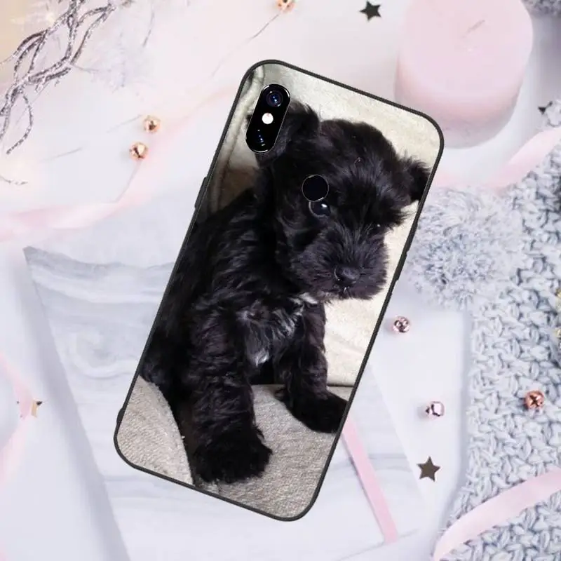 

Lovely Dogs Schnauzer Phone Case For Xiaomi Redmi note 7 8 9 pro 8T 9S Mi Note 10 Lite pro