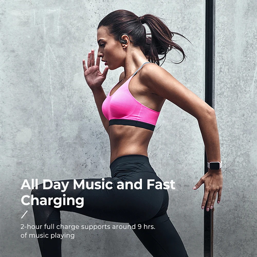 Mpow DS6 беспроводные наушники Bluetooth 5 0 спортивные с микрофоном IPX6 водонепроницаемые