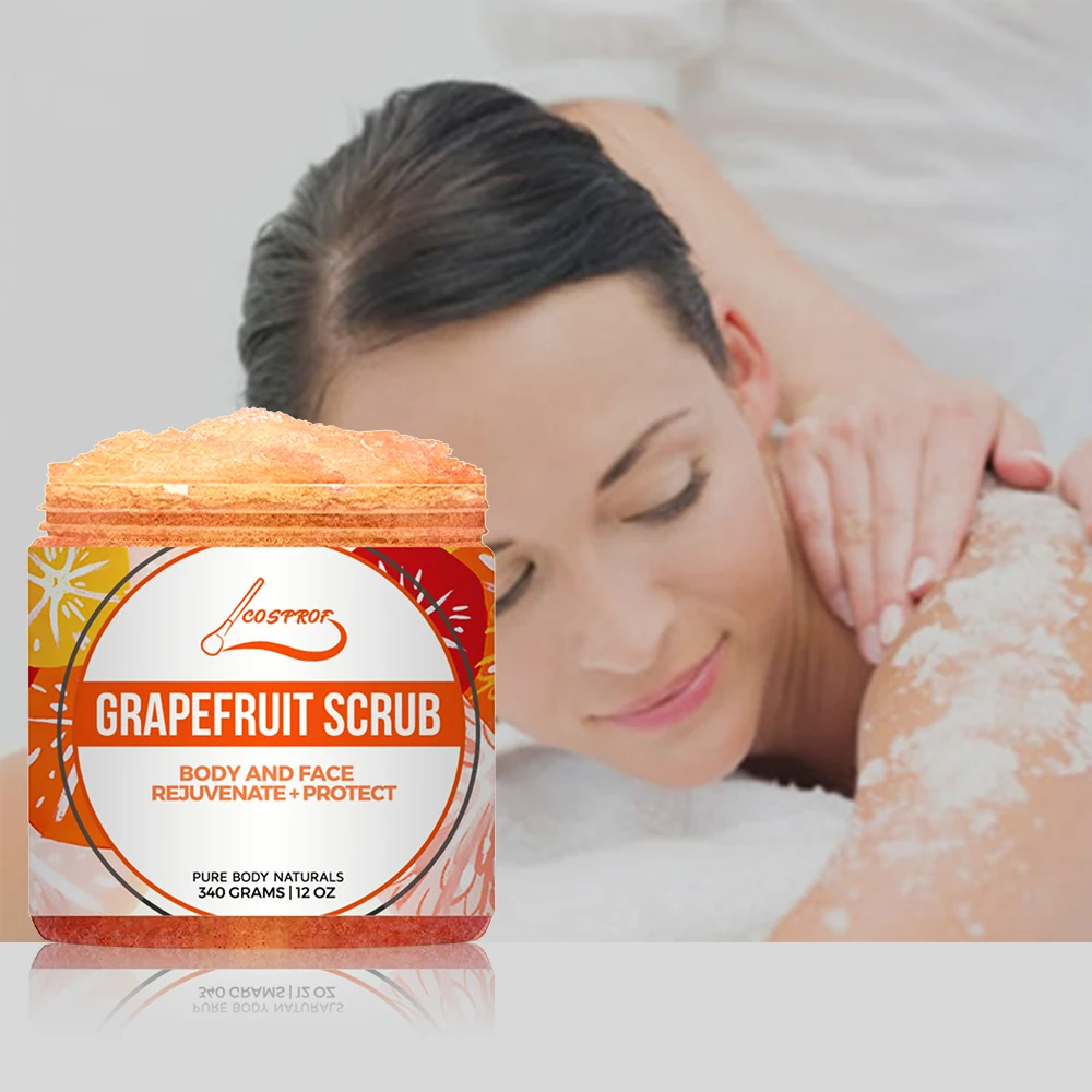 Грейпфрутовый скраб отшелушивающий отбеливающий увлажняющий удаляющий