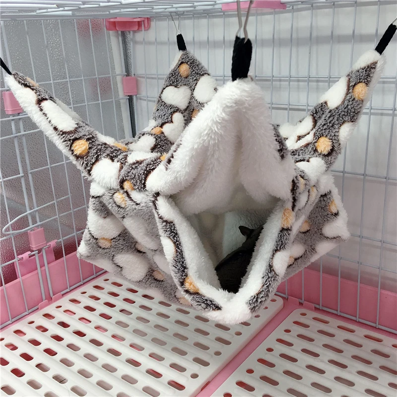 Fuwatacchi теплые Подвеска для хомяка дом мини животных белка хлопковый гамак кровати