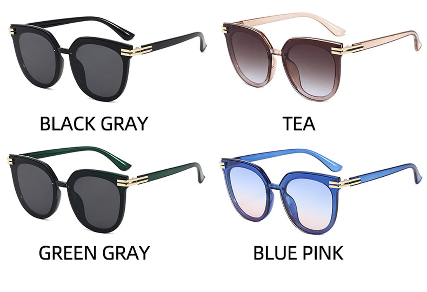 

Retro Round Cat Eye Sunglasses Women Men Brand Design Gradient Lenses Female Sun Glasses Oculos De Sol Feminino Lunette Soleil