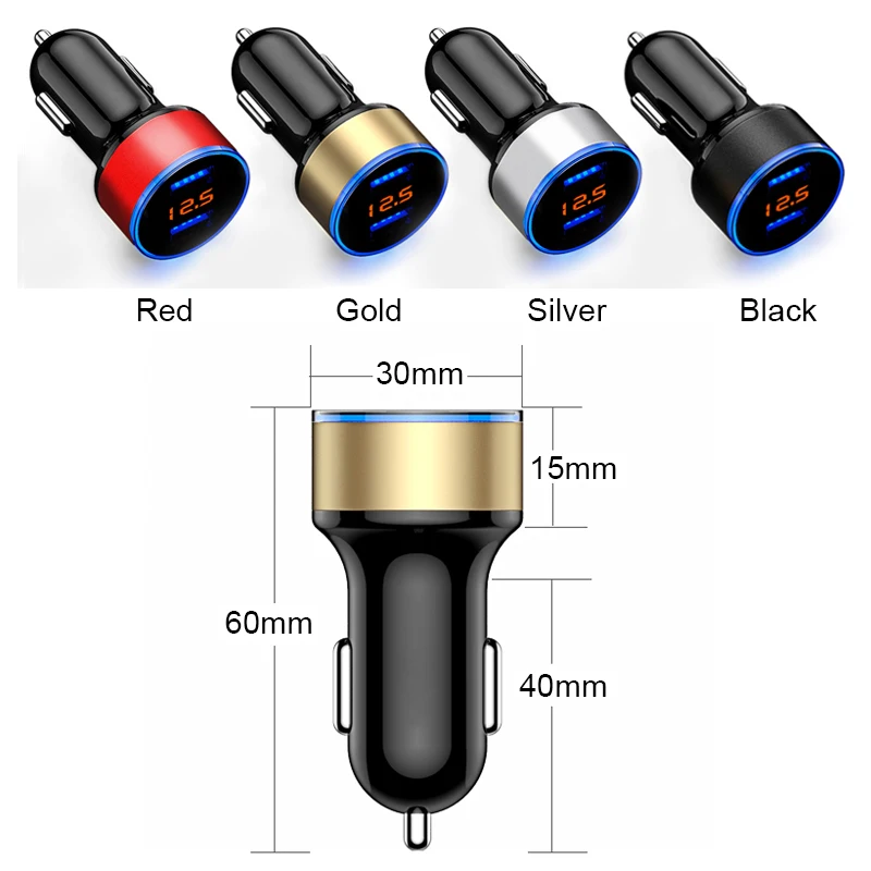 

Car Charger Splitter Cigarette Lighter Socket Fast Charger on USB For Citroen C4 C5 C3 Ford Focus 2 3 4 Fiesta Mondeo Kuga