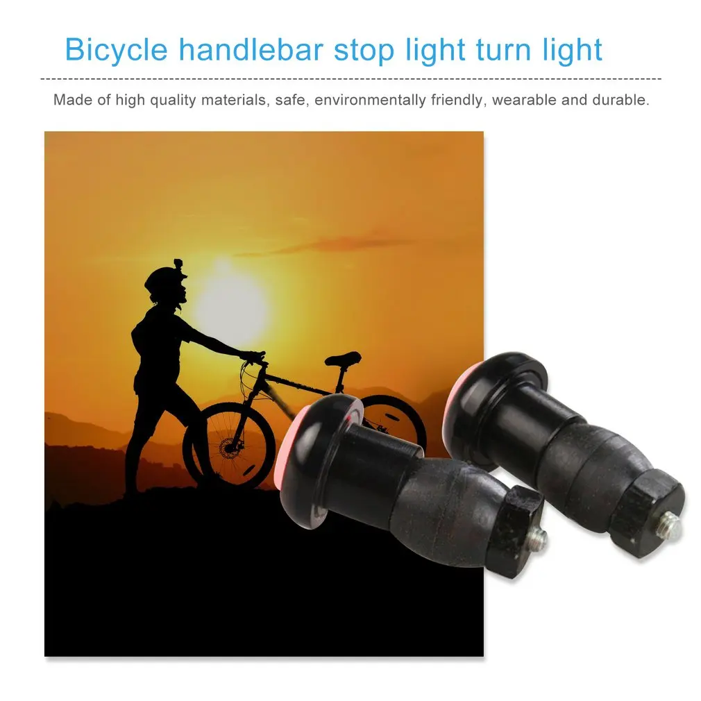 1 пара светодиодный индикатор поворота на руль велосипеда спортивные