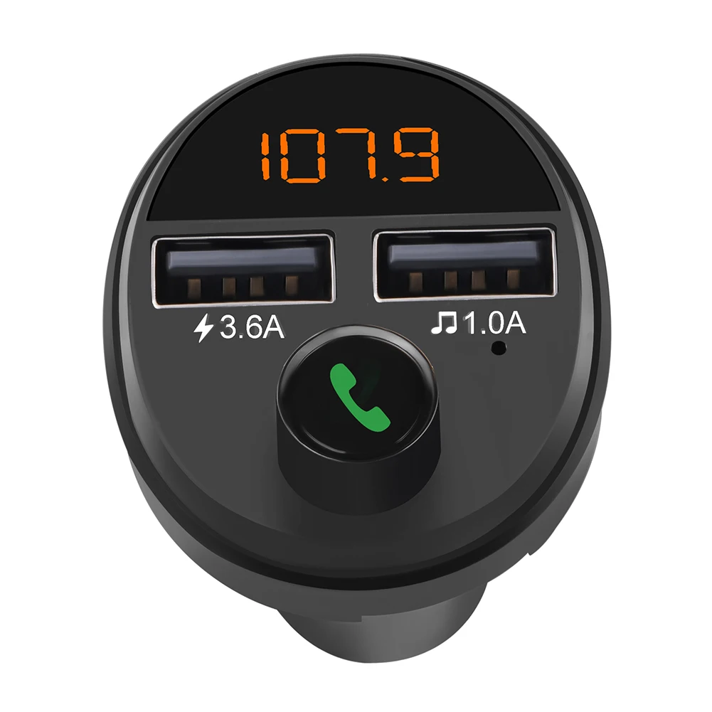

Автомобильный беспроводной FM-передатчик Bluetooth 5,0, mp3-плеер с двумя USB-разъемами, автомобильное зарядное устройство TD326