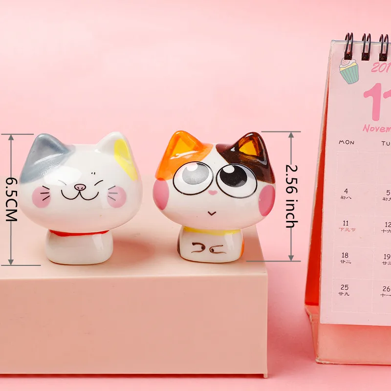 Декор для подростков фарфоровые кошачьи украшения эстетичный домашний декор
