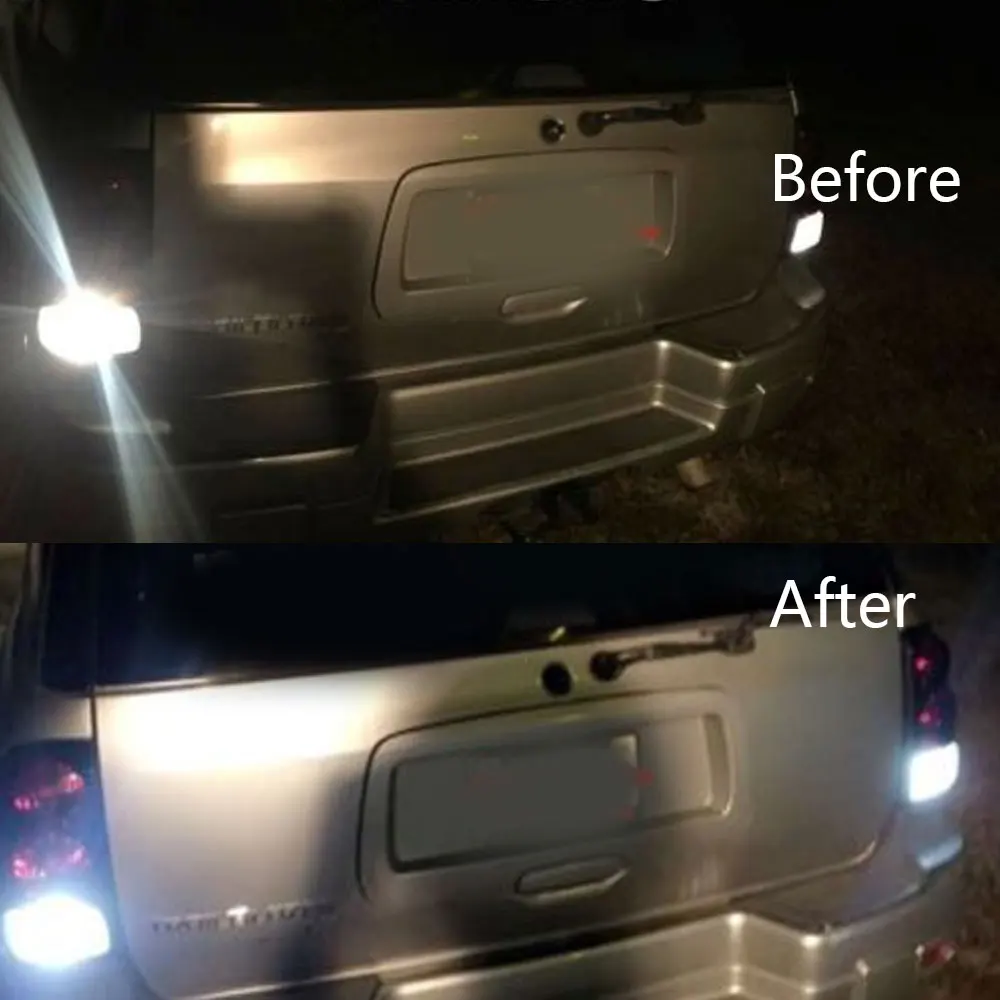 

Smart Double Color White/Amber Car 5630 22SMD LED Brake Light Turn Signal Parking Bulbs Daytime Running Light Reverse Lamp