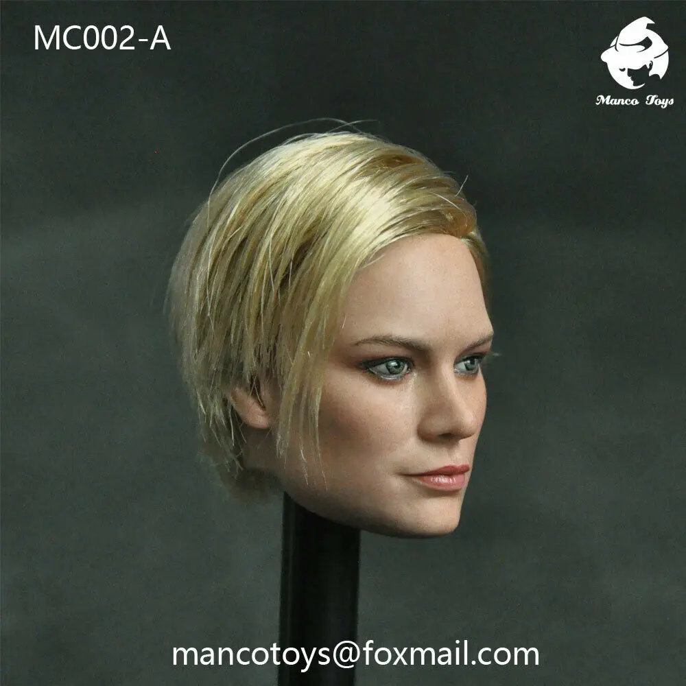 Mancotoys MC002A масштаб 1/6 Европейская женская голова Brie Larson короткие волосы девушка