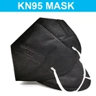 Новая черная маска KN95, маска для рта PM2.5, маска для лица, хлопковые маски FFP2 KN95, пылезащитные черные маски FFP2, маски для лица