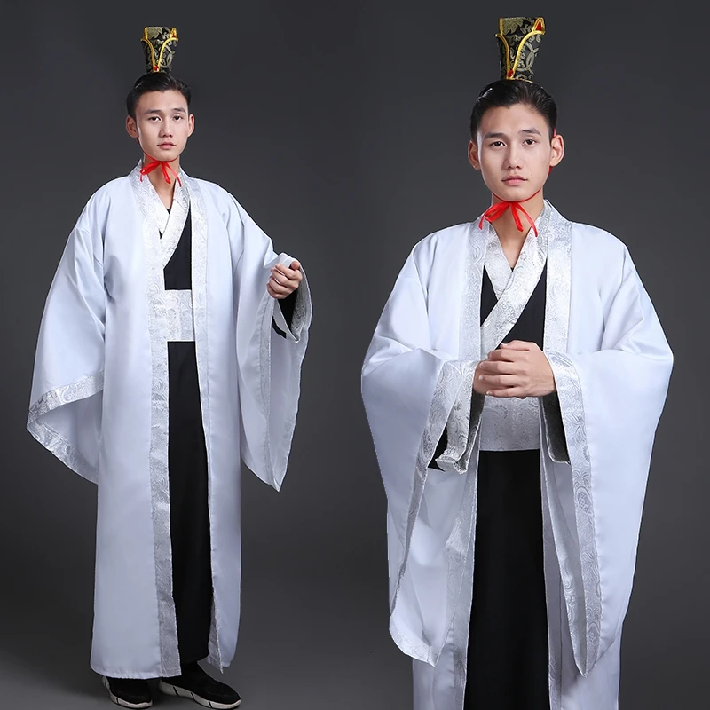 Китайский традиционный кунг фу костюм Hanfu мужской древний официальный scholar knight film