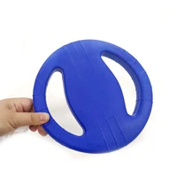 1pcs funny silicone flying saucer dog cat toy dog game flying discs resistant chew puppy training interactive dog supplies 23cm