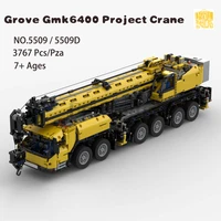moc rc grove gmk6400 project crane building blocks bricks kids diy toys birthday christmas gifts
