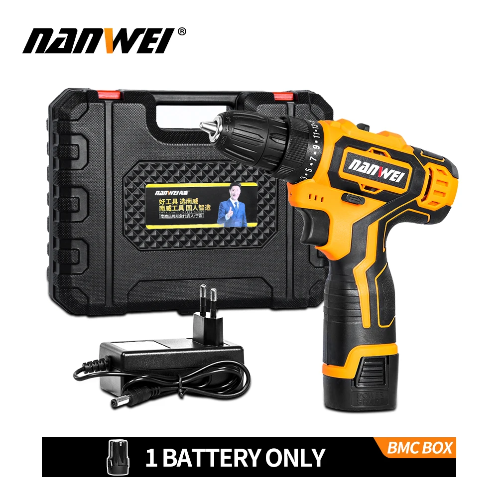 18V 6000mA1BP DIY power tools12V 18v 42vF Аккумуляторная дрель - Цвет: 18V 6000mA1BP