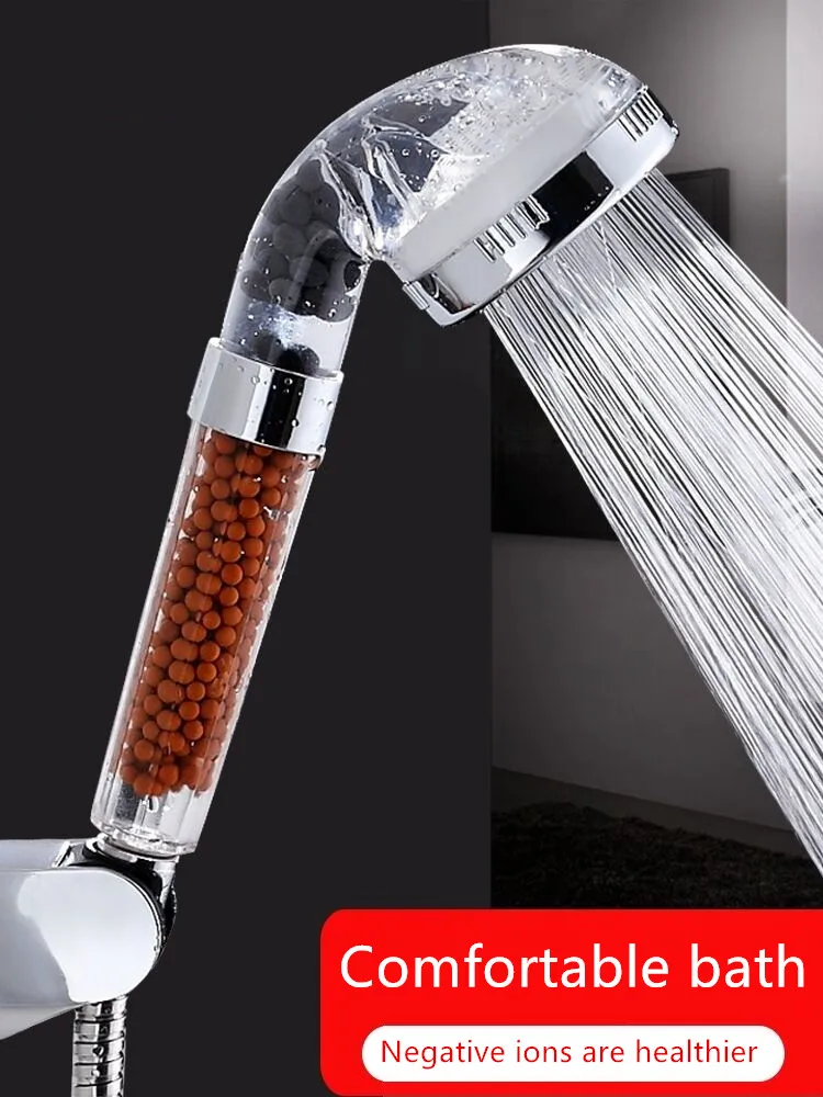 Насадка для душа с хромированным насадкой функцией экономии воды под высоким