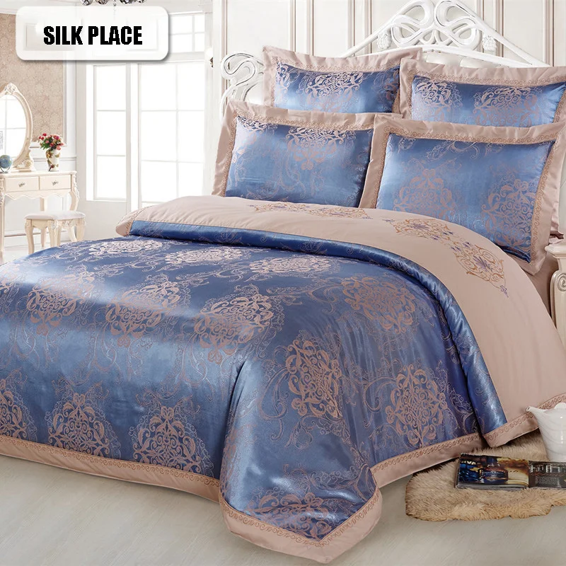 Silk Place Комплект Постельного Белья Из Хлопка Пододеяльник Простыня Сатиновый
