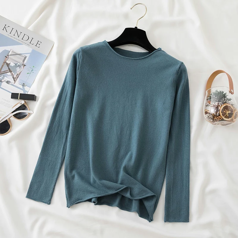 Пуловеры вязаный кашемировый шерстяной свитер женские высококачественные