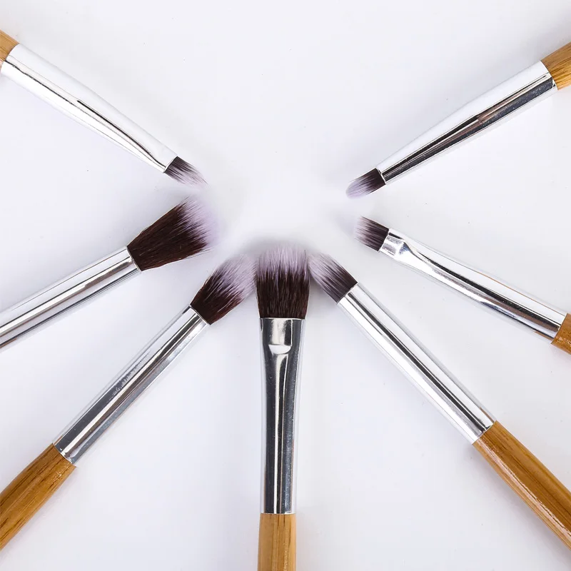 6/7 шт. бамбуковой ручкой кисти для макияжа Набор получения подробной информации