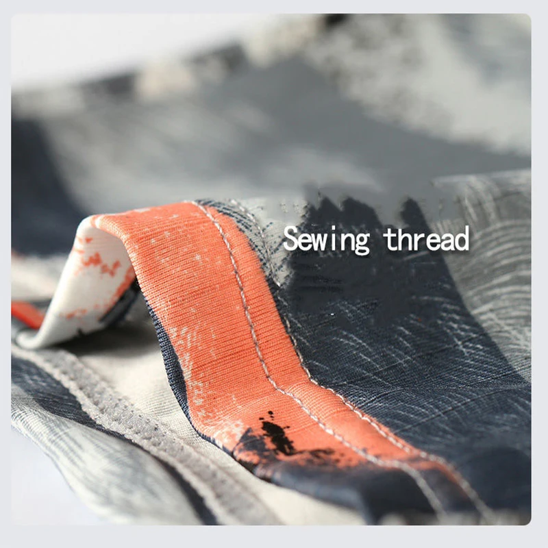 8 Pieces Men's Underwear Printed Boxing Underwear Men's Boxing Underwear Men's sexy Fashion Shorts L-4XL