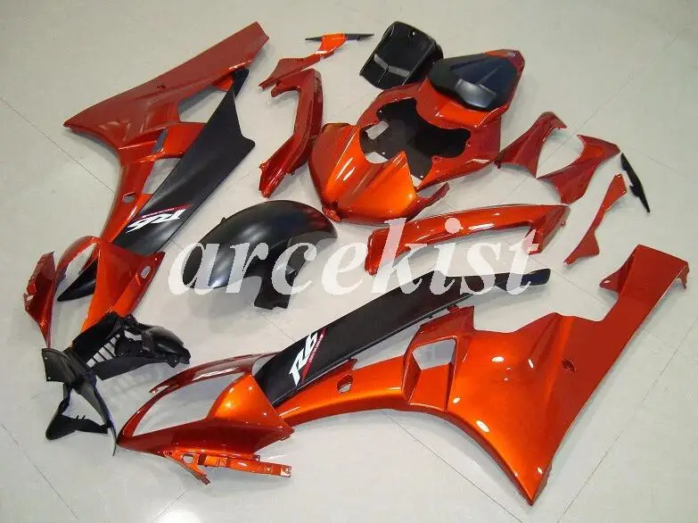 

New ABS Injection Mold Motorcycle Fairings Kit Fairing set Fit For Yamaha YZF 600 R6 06 07 YZF-R6 2006 2007 Glossy Orange