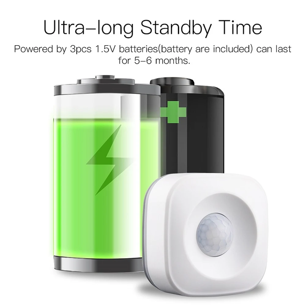 

WiFi Wireless Human Body Smart Motion Sensor PIR Zigbee 3.0 Motion Sensor with Tuya Door Smart Life App