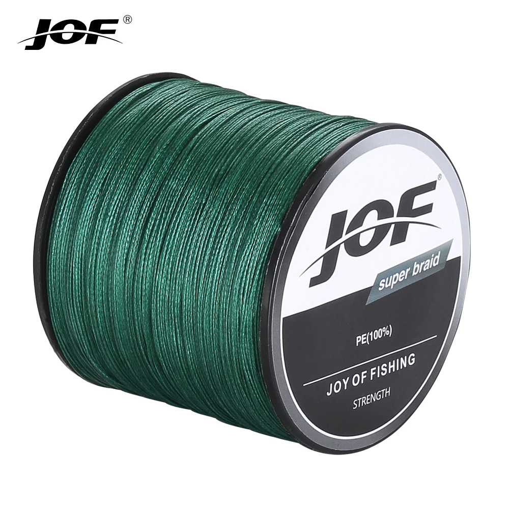 

JOF 8 Strand Japan Super Strong 4 Braided Fishing Line PE Multifilament Carp Fishing 300M Multicolor Thread 20-100LB