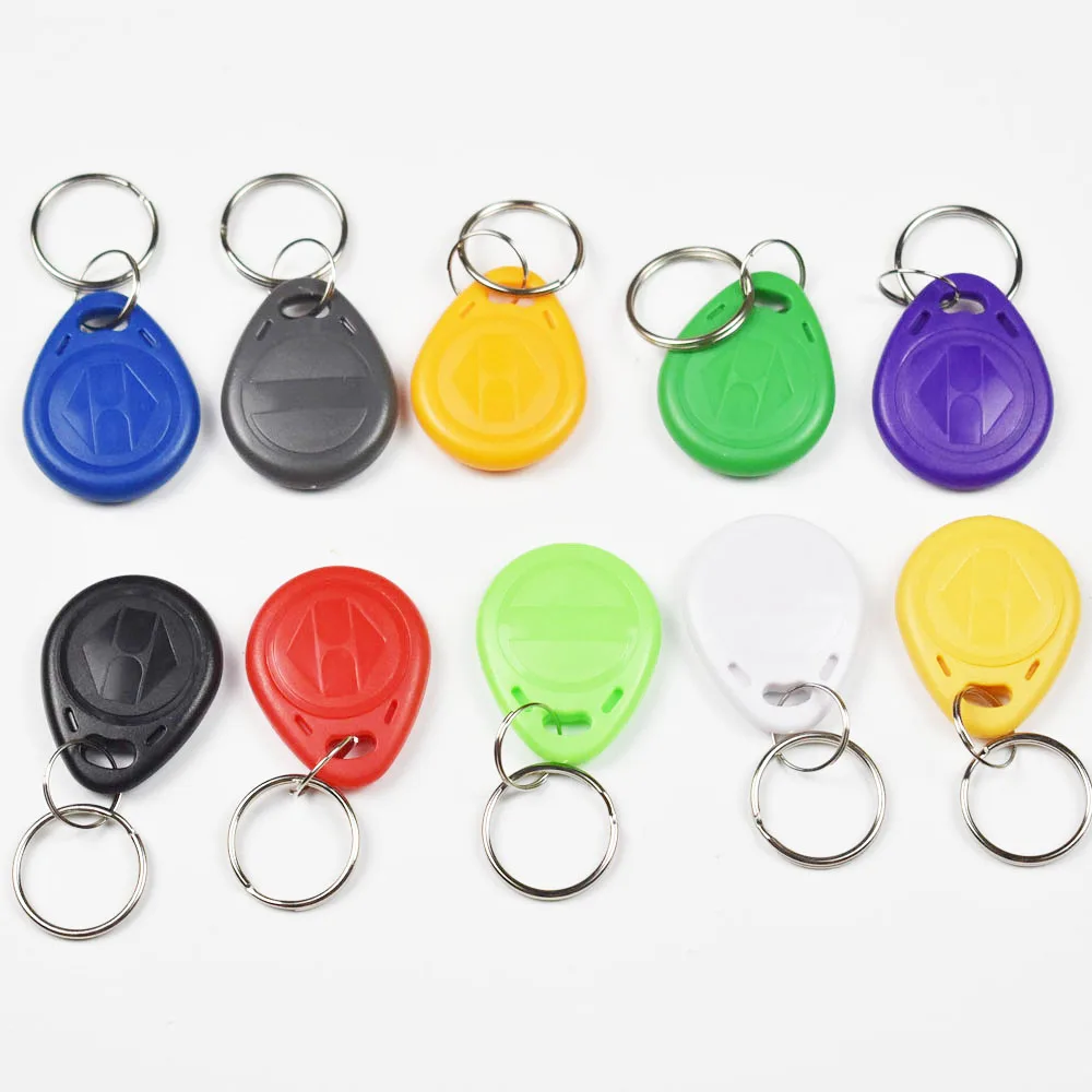 10pcs EM4305 Copy Rewritable Writable Rewrite Duplicate RFID Tag Proximity ID Token Key Keyfobs Ring 125Khz Card Access em4305 t5577 duplicator copy 125khz rfid card proximity rewritable writable copiable clone duplicate access control accessori
