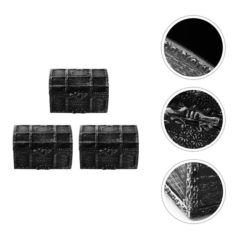 3pcs Creative Funny Practical Durable Lovely Treasure Chest Toys Storage Boxes for Children Home Kids | Дом и сад