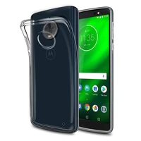 transparent tpu silicone phone case for motorola moto g6 plus play motog6 g6play g6plus ultrathin soft clear back cover carcasa