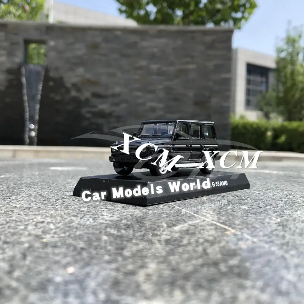 Литая под давлением модель автомобиля для Kyosho G 55 AMG 1: 64 (черный) + маленький