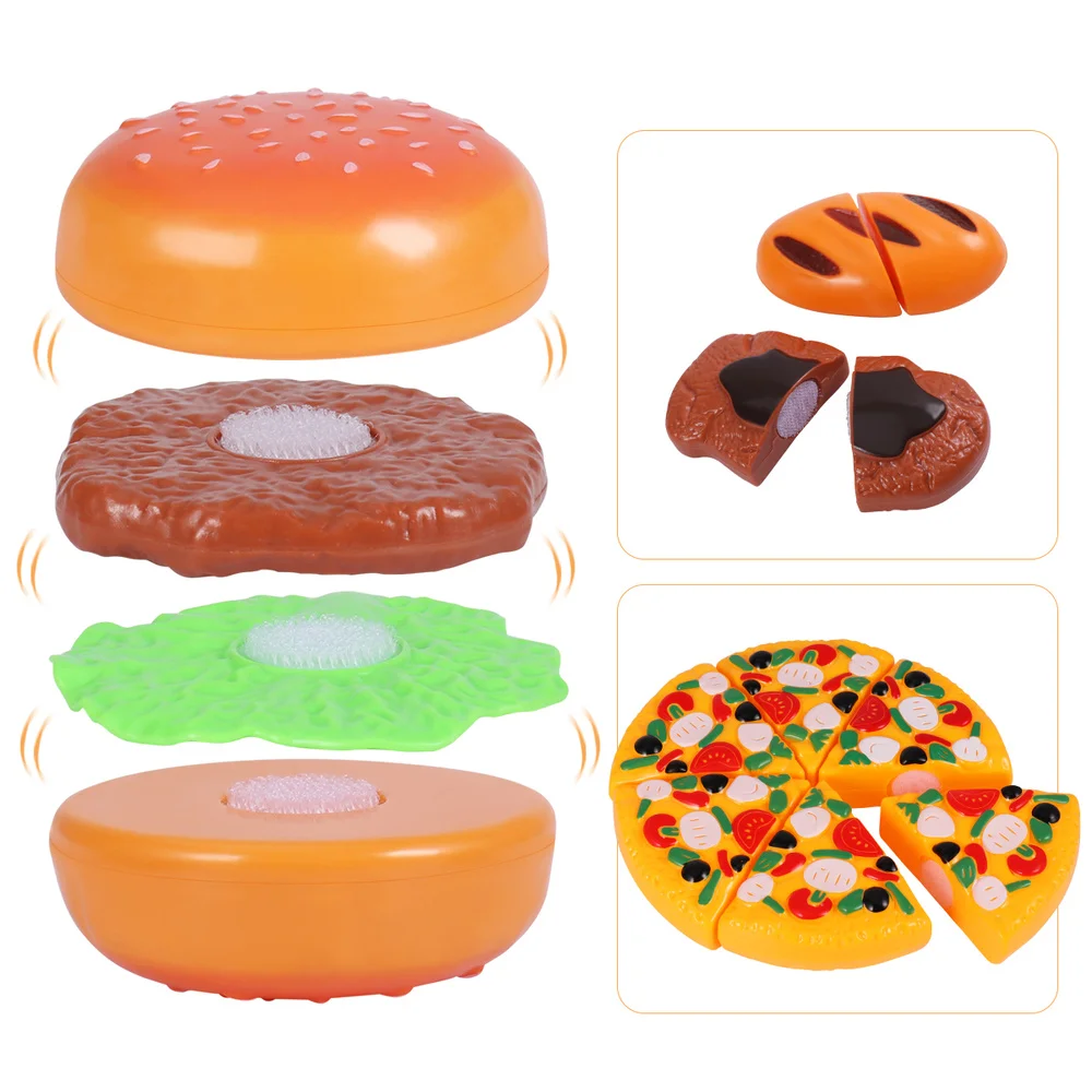 

iBaseToy 31PCS Play Food Set Kids Pretend Play Grocery Childrens Educational Toys