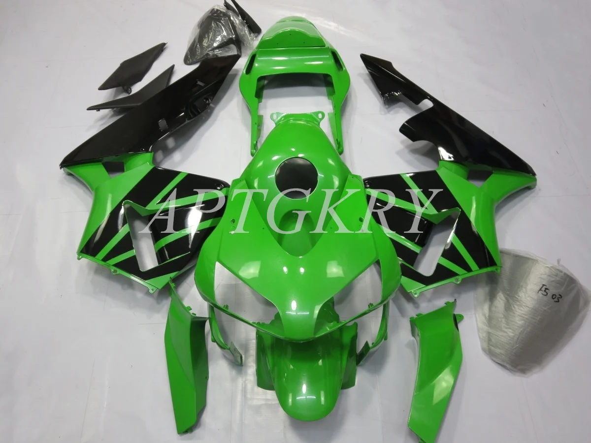 

New ABS Plastic Motorcycle Fairings Kit Fit For HONDA CBR600RR F5 2003 2004 03 04 Bodywork Set Custom Green Black Cool