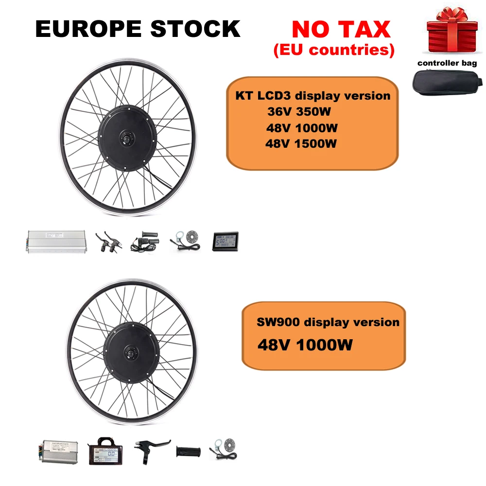 Набор для электровелосипеда 36 в 250/350/500 Вт 48 1000/1500 MXUS XF07 XF08 XF15F XF15R комплект