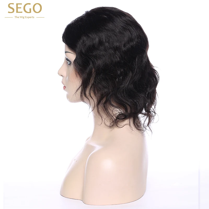 8 дюймов 100% человеческих волос короткий парик для черных женщин не парики Remy