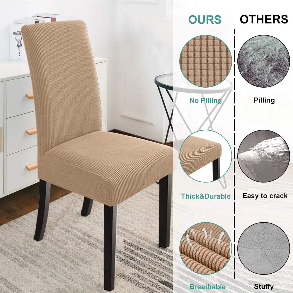 2PC Slipcover Removable Anti-dirty Seat Chair CoverDining Room Covers Kitchen Dining Slipcovers | Дом и сад