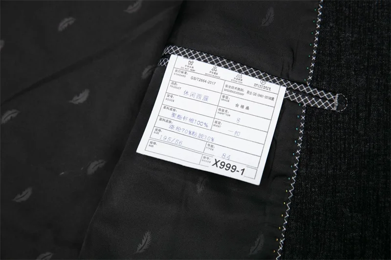 Большой плюс размер 8xl 7xl 6xl Повседневный костюм для мужчин среднего возраста высококачественный весенне-осенний костюм куртка Мужские куртки и блейзеры