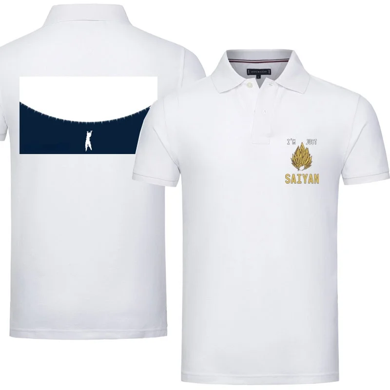 

Anima Cosplay Casual Polo Shirts Men Funny Print Polo Cotton Short Sleeve Mens Designer Polos Homme XXXL Poloshirt Brand Fashion