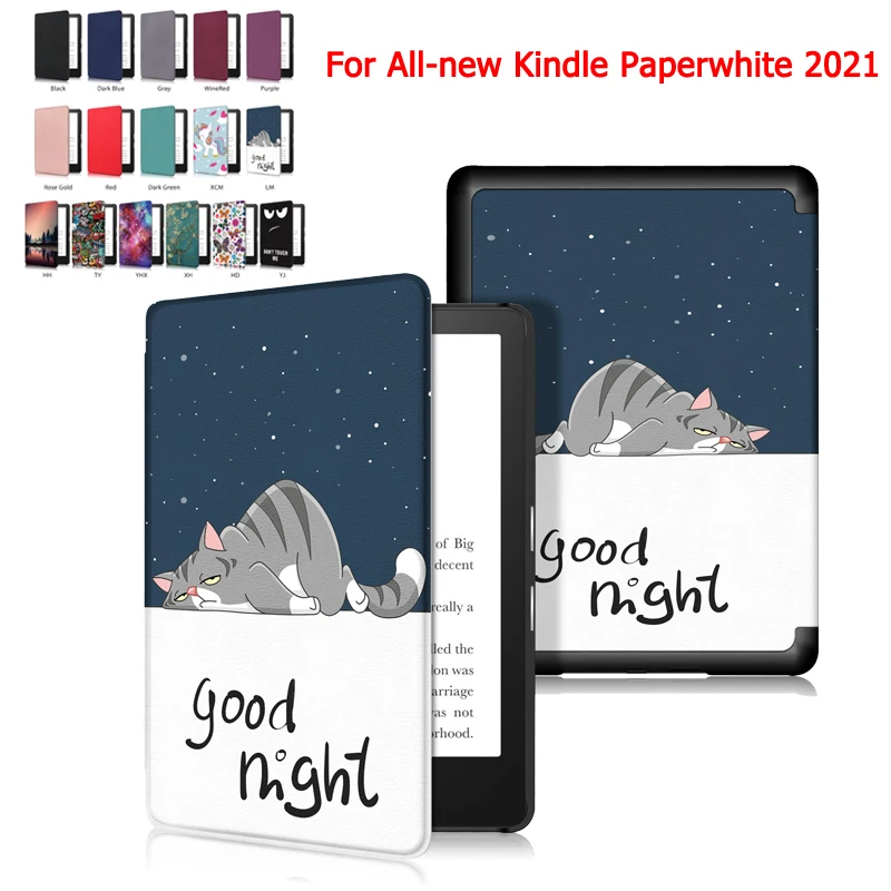 

PU Leather Magnetic Cover Funda for All-new Kindle Paperwhite 5 Case 11th Generation Case for Kindle Paperwhite 2021 6.8'' Cover