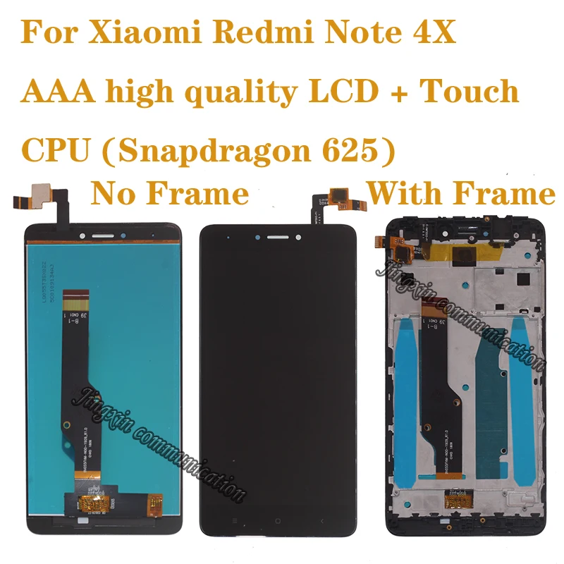 AAA высокое качество для Xiaomi Redmi note 4X ЖК дисплей сенсорный экран дигитайзер 4