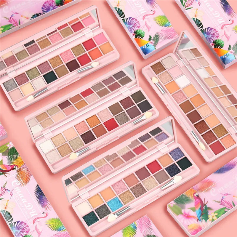 Новинка 18 цветов обнаженные блестящие тени для век матовая Мерцающая палитра