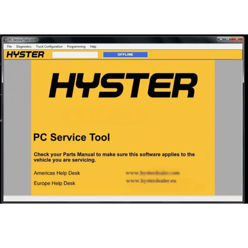 Программное обеспечение для диагностического сканера вилочного погрузчика yale с