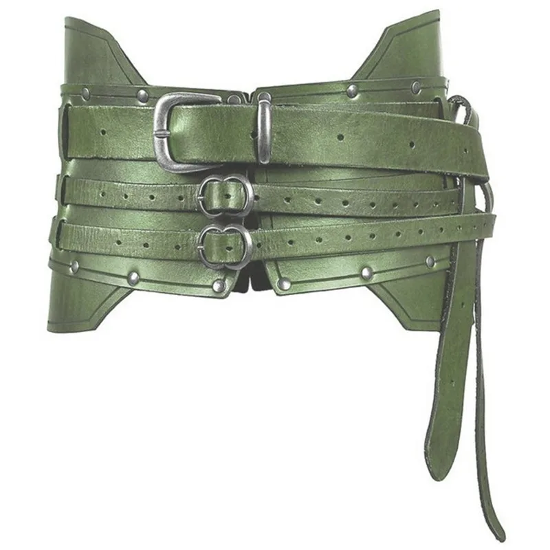 Мужской ремень на талию нарядный вечерний резной из металла и кожи аксессуар для