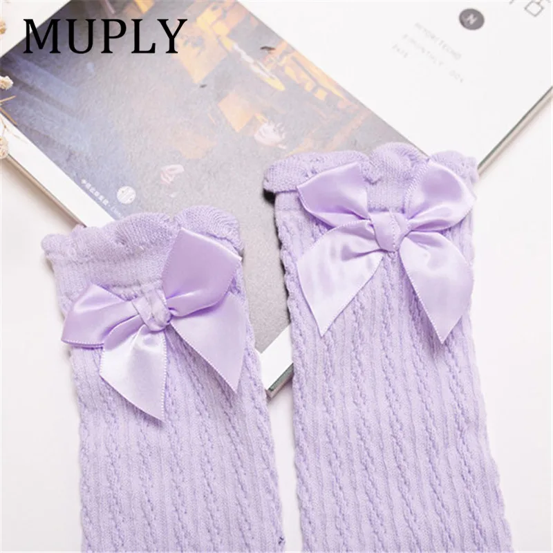 Носки для маленьких девочек Meias Infantil милые детские длинные ботинки Детские